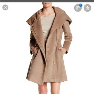 Cole haan wool hooded coat